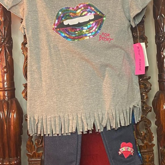 NEVER WORN Betsey Johnson 2 pc outfit sz 6 - Picture 5 of 5